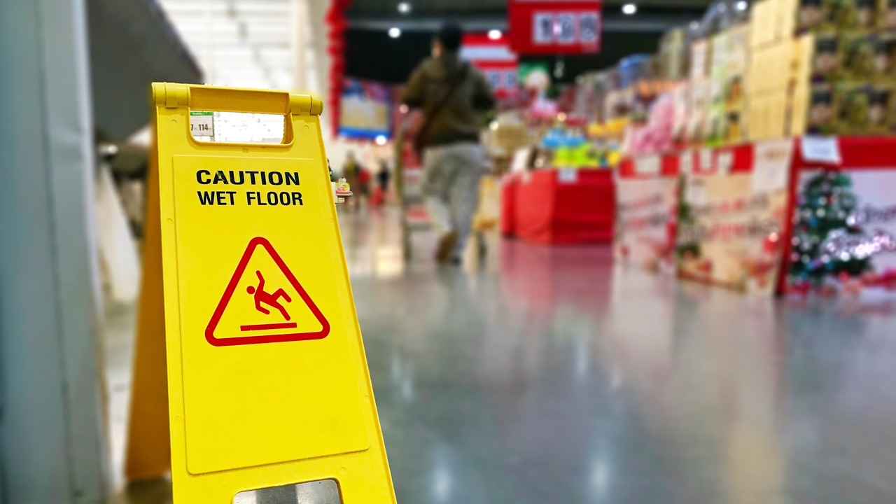 A generic photo of a safety tool used in a retail space.